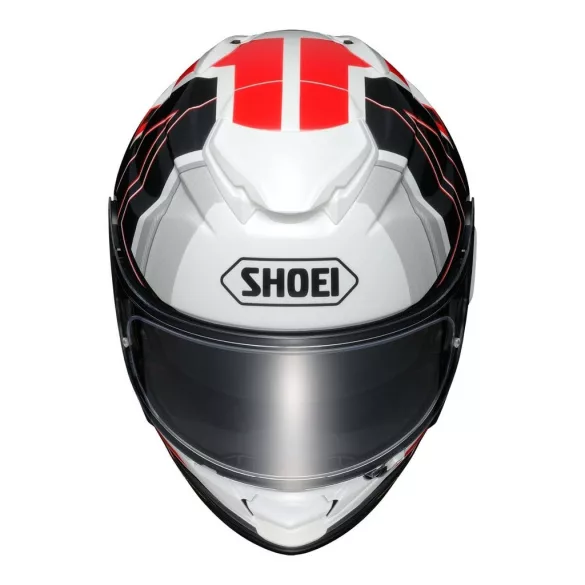 Shoei GT-AIR II Aperture bukósisak, fehér-piros-fekete TC-6