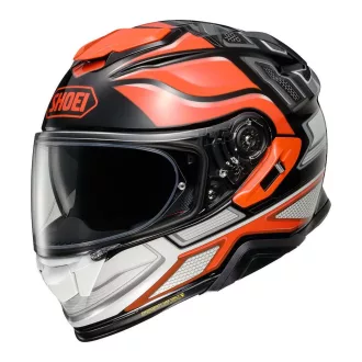   Shoei gt - air ii notch bukósisak, fehér/narancs - fekete TC - 8