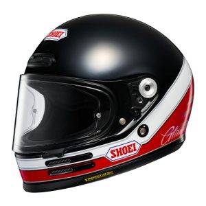 Shoei Glamster 06 abiding bukósisak fekete-piros s méret