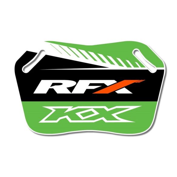 RFX  bemutatótábla, zöld-fekete