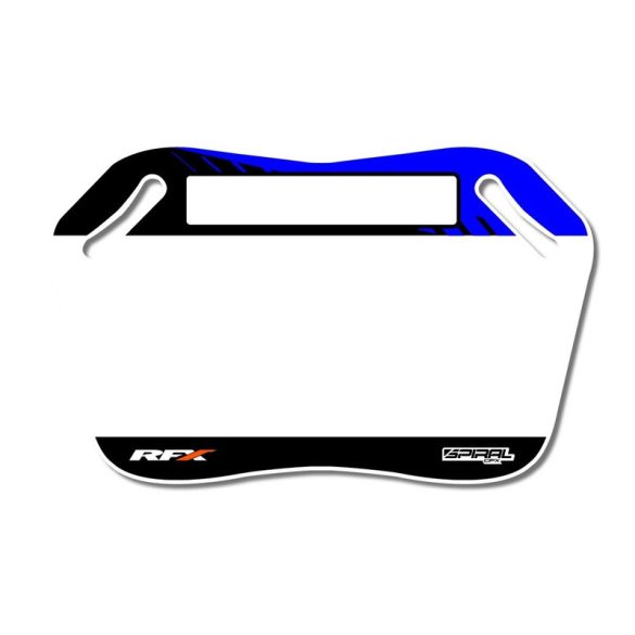 RFX  bemutatótábla, kék-fekete