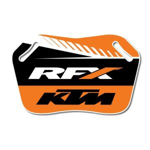 RFX  bemutatótábla, narancs-fekete