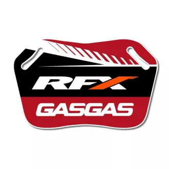 RFX bemutatótábla, piros/fekete