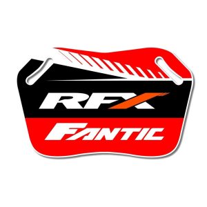 RFX  bemutatótábla, piros-fekete