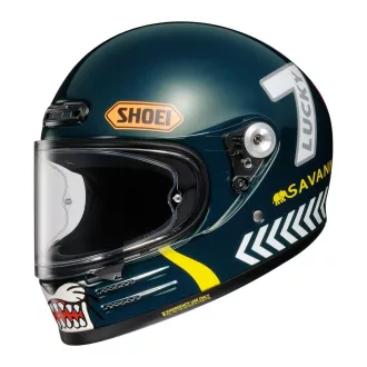 Shoei glamster 06 bukósisak kékeszöld l méret