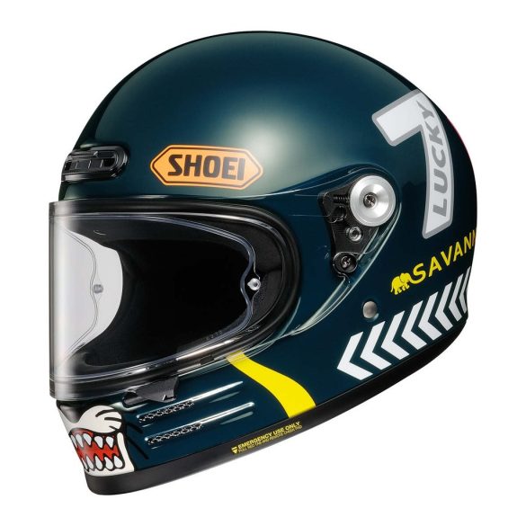 Shoei Glamster 06 bukósisak kékeszöld l méret