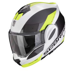 Scorpion Exo Tech Evo Team bukósisak fehér-fluosárga M méret