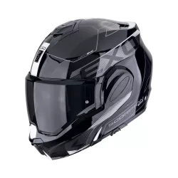   Scorpion Exo EXO-TECH EVO TRAVELLER Black-White bukósisak L méretben