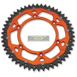 Moose Racing Dual hátsó lánckerék KTM motorokhoz narancs, fekete és ezüst színben