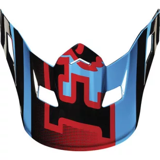 Fox visor v2 imperial kék - fek - pir