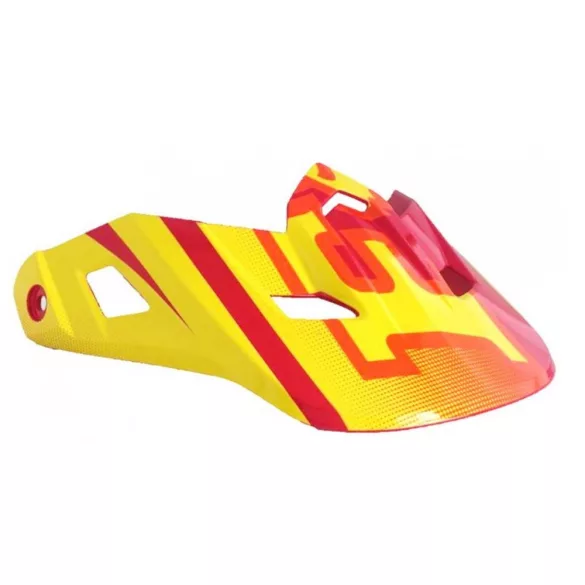 fox visor v2 imperial piros-sárga