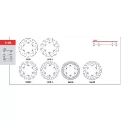 Suzuki 1401R hátsó féktárcsa