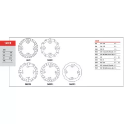 Suzuki 1402R hátsó féktárcsa