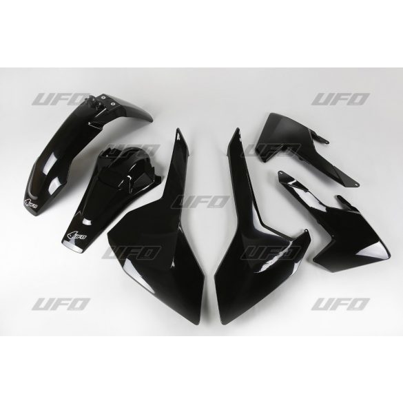 UFO  BODY KIT HUSQVARNA  TE/FE/TX 17-19, fekete