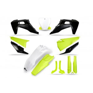 UFO  BODY KIT HUSQVARNA  TX/TE/FE 17-19,FLUO SÁRGA