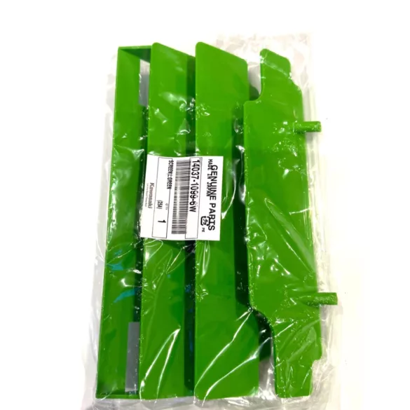 Kawasaki OEM hűtővédő műanyag zöld színben KX250, KX500