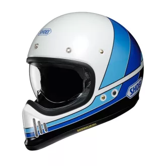 Shoei ex - zero equation bukósisak, fehér/kék TC - 11