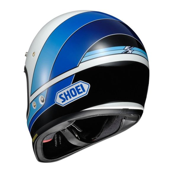 Shoei EX-Zero equation bukósisak, fehér-kék tc-11
