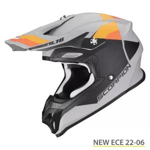 Scorpion VX-16 Air Spectrum cross bukósisak, matt orange l méret