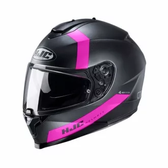 Hjc C70 eura, fekete - pink