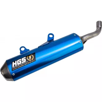 Hgs kipufogódob Tc/sx250 23 - 25 oval kék/STEEL