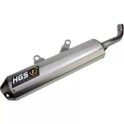 HGS Kipufogódob KX125 95-02 GREY/STEEL