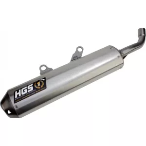 HGS Kipufogódob KX125 95-02 GREY/STEEL