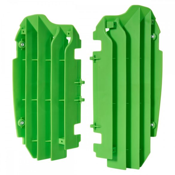 Polisport Hűtővédő műanyag  Kawasaki motorokhoz, zöld
