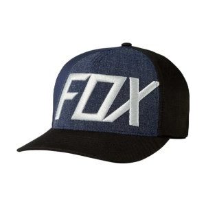 Fox Flexfit Blocked Out sapka, kék-fekete színben 