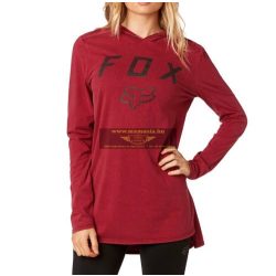 FOX 2018 Axiom  hosszújjú póló, dark red