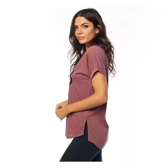 Fox Girl T-Shirt Responded V-Neck bordó S MÉRET