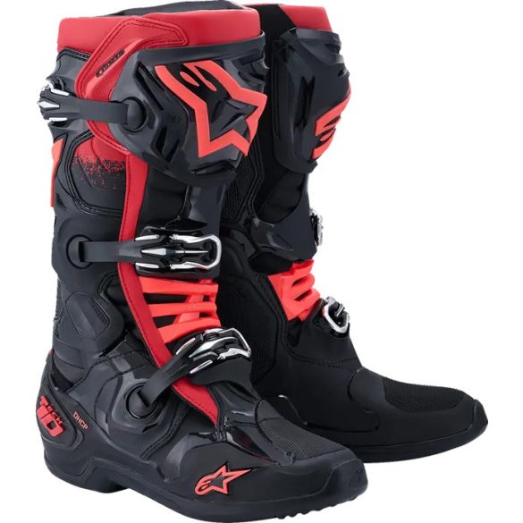 Alpinestars Tech 10 fekete-piros csizma