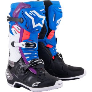 Alpinestars Tech 10 Supervented white-black-blue csizma