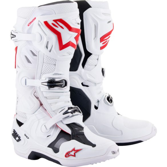 Alpinestars Tech 10 Supervented white-red csizma