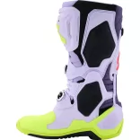 Alpinestars Tech 10 Supervented narancssárga-fehér csizma