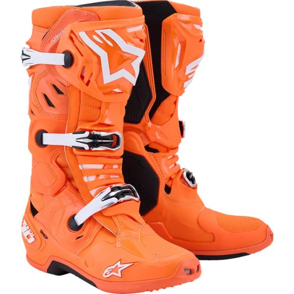 Alpinestars Tech 10 Supervented orange-white csizma