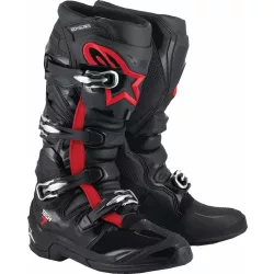 ALPINESTARS TECH7 CSIZMA fekete-fluo piros