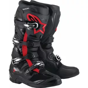 ALPINESTARS TECH7 CSIZMA fekete-fluo piros