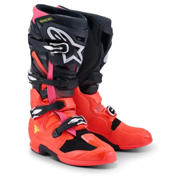 Alpinestars Tech7 black-red-pink csizma