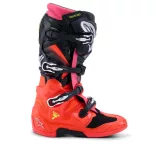 Alpinestars Tech7 fekete-piros-pink csizma
