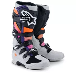 Alpinestars Tech7 fekete-világosszürke-narancs csizma