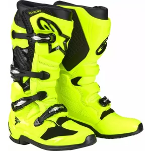 ALPINESTARS TECH 7 CSIZMA fluo sárga-fekete