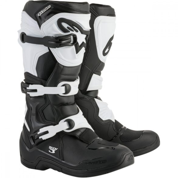 Alpinestars Tech 3 Crosscsizma,fekete/fehér, 13=48