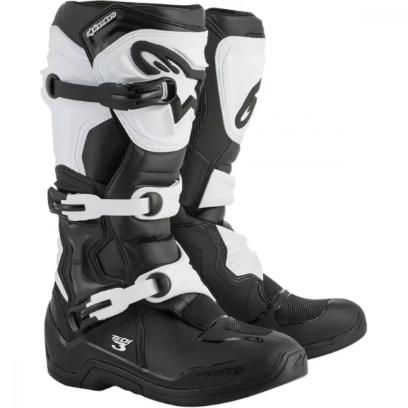 Alpinestars Tech 3 Crosscsizma,fekete/fehér