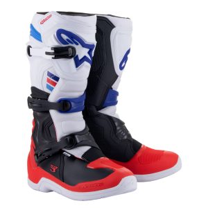 ALPINESTARS TECH 3 CROSSCSIZMA, WHITE-BLACK-RED