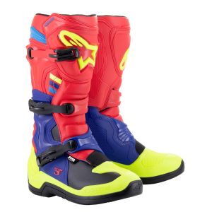 ALPINESTARS TECH 3 CROSSCSIZMA, BLACK-BLUE RED