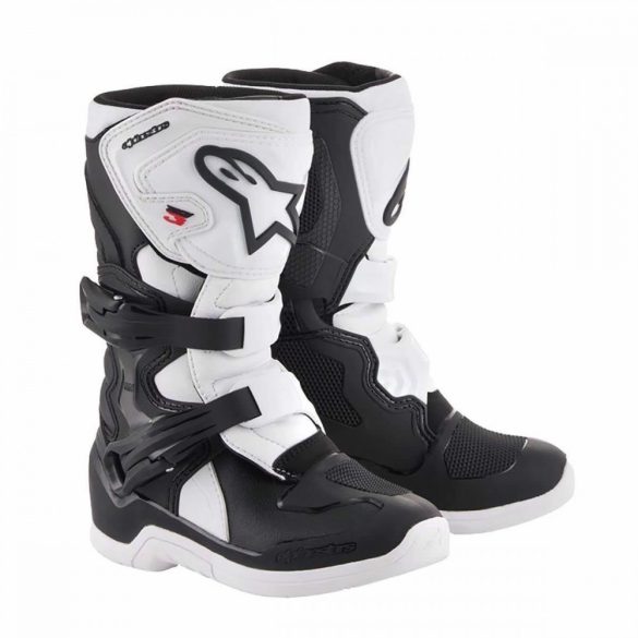 Alpinestars  Tech 3S cross csizma, Gyerek, FEKETE-FEHÉR, 40,5