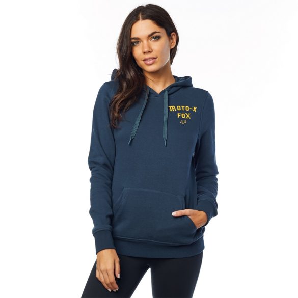 Fox Arch Hoody pulóver kék S méret