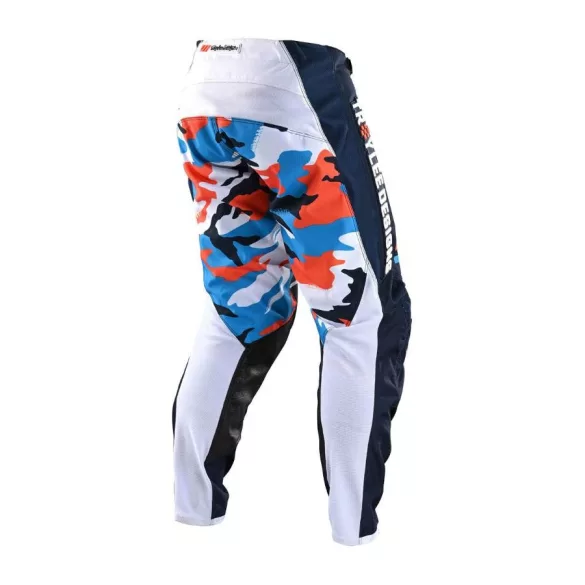 Troy Lee Designs GP Formula camo  cross nadrág, sötétkék-narancs, 32