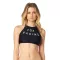 Fox top bolt high neck bikini felső